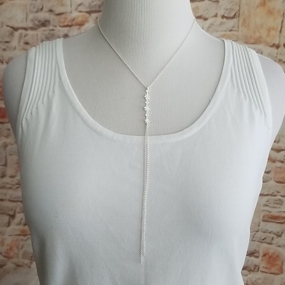 New Lucky Brand  Flower Lariat Necklace - Picture 2 of 6